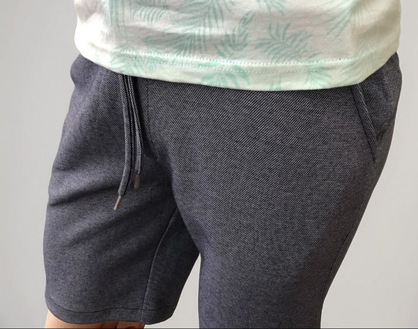 BLUE SEVEN BERMUDA TEXTURED SHORTS